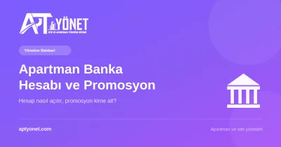 Apartman Banka Hesabı ve Promosyonu: Yönetim İçin Rehber — kapak görseli