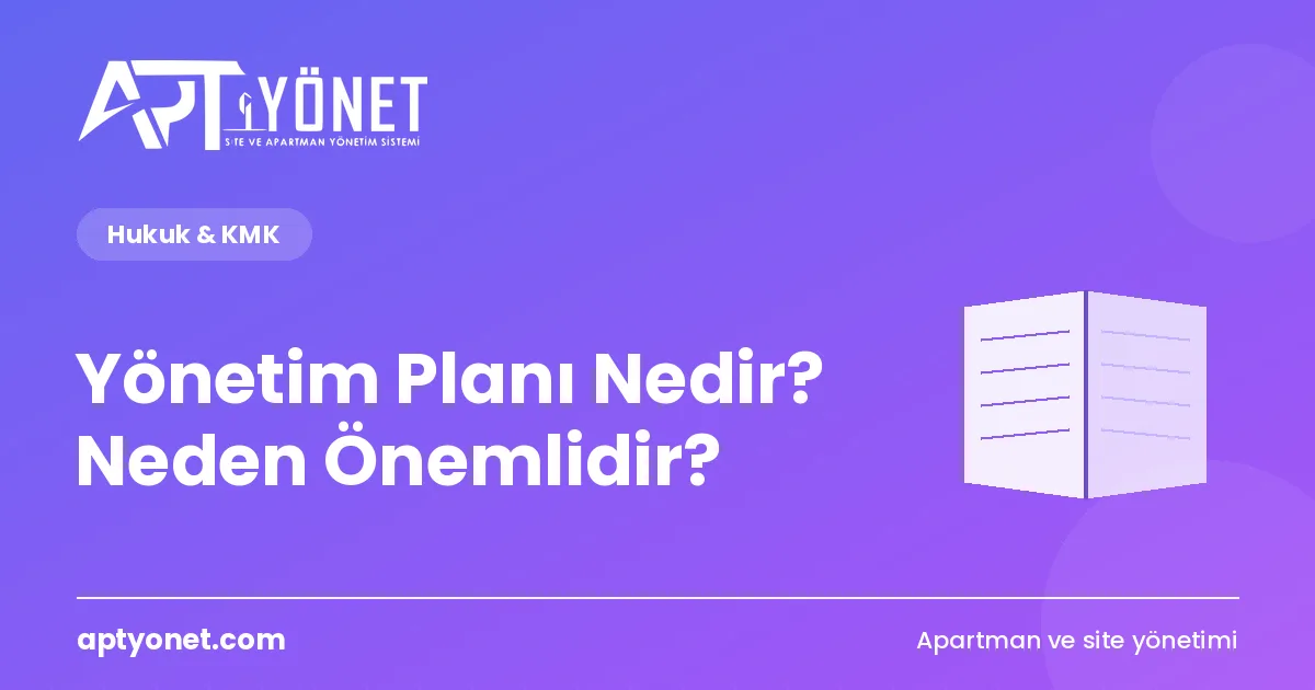 Yönetim Planı Nedir? Neden Önemlidir? — kapak görseli