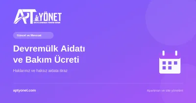 Devremülk Aidatı ve Bakım Ücretleri: Haklarınız Nelerdir? — kapak görseli