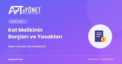 Kat Malikinin Borçları ve Yasakları (KMK m.18) — kapak görseli