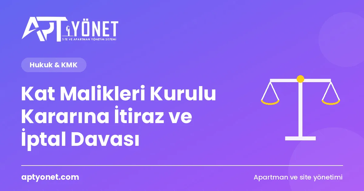 Kat Malikleri Kurulu Kararına İtiraz ve İptal Davası — kapak görseli
