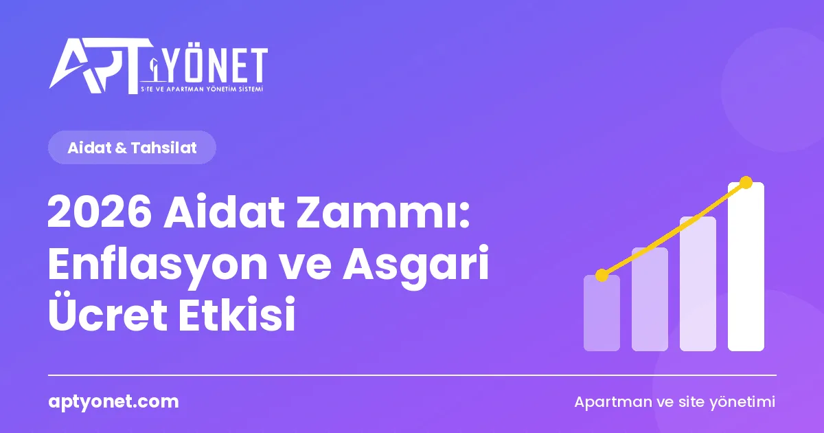 2026 Aidat Zammı: Enflasyon ve Asgari Ücret Etkisi — kapak görseli