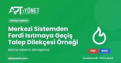 Merkezi Sistemden Ferdi Isıtmaya Geçiş Talep Dilekçesi Örneği — kapak görseli