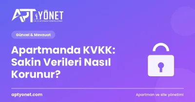 Apartmanda KVKK: Sakin Verileri Nasıl Korunur? — kapak görseli