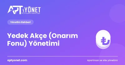 Yedek Akçe (Onarım Fonu) Yönetimi — kapak görseli