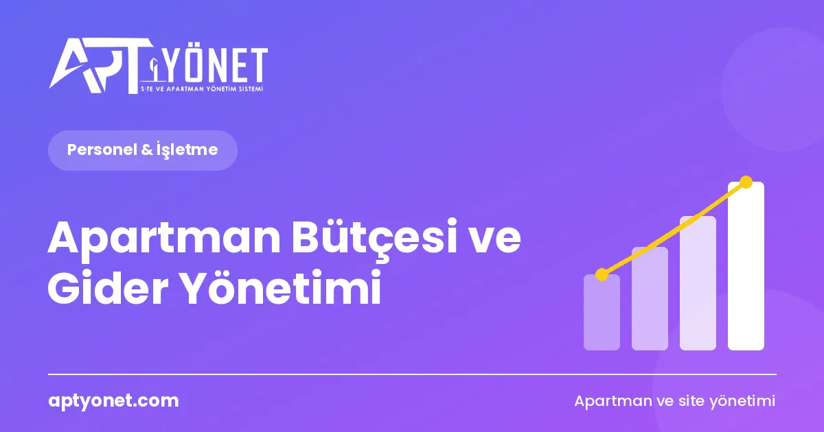 Apartman Bütçesi ve Gider Yönetimi — kapak görseli