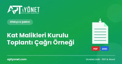 Kat Malikleri Kurulu Toplantı Çağrı Örneği — kapak görseli