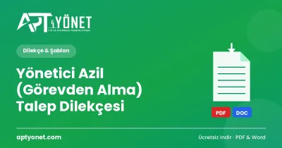 Yönetici Azil (Görevden Alma) Talep Dilekçesi Örneği — kapak görseli