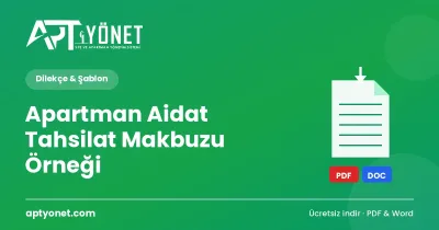 Apartman Aidat Tahsilat Makbuzu Örneği — kapak görseli